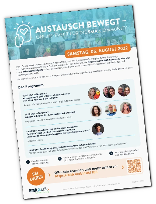 Flyer SMA Austauch SMAllTalk Biogen - Preview